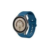 Samsung Galaxy Watch 4 5 Pro 6 7 Seri 40 44mm Classic 42 43 45 46 47mm Uyumlu Ocean Silikon Kordon Mavi