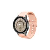 Samsung Galaxy Watch 4 5 Pro 6 7 Seri 40 44mm Classic 42 43 45 46 47mm Uyumlu Ocean Silikon Kordon Pembe