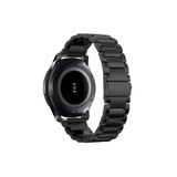 Samsung Galaxy Watch 4 5 Pro 6 7 Seri 40 44mm Classic 42 43 45 46 47mm Uyumlu Paslanmaz Çelik Kordon Siyah