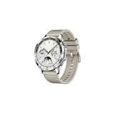 Samsung Galaxy Watch 4/5/6 Seri 40 42 43 44 45 46 47 Uyumlu Dikiş Desenli 20 mm Jazzy Spor Kordon Krem