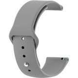 Samsung Galaxy Watch 4/5/6/7/fe/40/40/44 Classic 42/43/46/47MM Uyumlu 20MM Silikon Kordon - Samsung 20mm - Gri