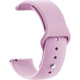 Samsung Galaxy Watch 4/5/6/7/fe/40/40/44 Classic 42/43/46/47MM Uyumlu 20MM Silikon Kordon - Samsung 20mm - Lila