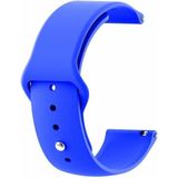 Samsung Galaxy Watch 4/5/6/7/fe/40/40/44 Classic 42/43/46/47MM Uyumlu 20MM Silikon Kordon - Samsung 20mm - Mavi