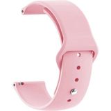 Samsung Galaxy Watch 4/5/6/7/fe/40/40/44 Classic 42/43/46/47MM Uyumlu 20MM Silikon Kordon - Samsung 20mm - Pembe