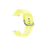 Samsung Galaxy Watch 46 Mm- Samsung Galaxy Watch 3 (45 Mm) Tokalı Akıllı Saat Kordonu 22 Mm Sarı