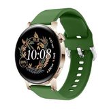 Samsung Galaxy Watch 46mm R800 - Watch 3 45mm R840 22mm İle Uyumlu Ironweft Döküm Çelik Metal Kordon Gold