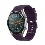Samsung Galaxy Watch 46Mm R800 – Watch 3 45Mm R840 22Mm Uyumlu Novagt Supreme Silikon Kordon Koyu Mor