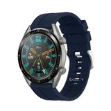 Samsung Galaxy Watch 46Mm R800 – Watch 3 45Mm R840 22Mm Uyumlu Novagt Supreme Silikon Kordon Lacivert