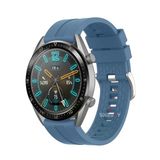 Samsung Galaxy Watch 46Mm R800 – Watch 3 45Mm R840 22Mm Uyumlu Novagt Supreme Silikon Kordon Mavi