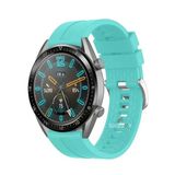 Samsung Galaxy Watch 46Mm R800 – Watch 3 45Mm R840 22Mm Uyumlu Novagt Supreme Silikon Kordon Turkuaz
