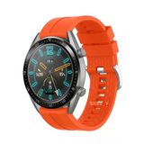 Samsung Galaxy Watch 46Mm R800 – Watch 3 45Mm R840 22Mm Uyumlu Novagt Supreme Silikon Kordon Turuncu