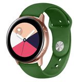 Samsung Galaxy Watch 46Mm R800 – Watch 3 45Mm R840 22Mm Uyumlu Purelux Soft Silikon Kordon Çimen Yeşili