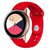 Samsung Galaxy Watch 46Mm R800 – Watch 3 45Mm R840 22Mm Uyumlu Purelux Soft Silikon Kordon Kımızı