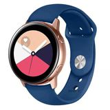Samsung Galaxy Watch 46Mm R800 – Watch 3 45Mm R840 22Mm Uyumlu Purelux Soft Silikon Kordon Mavi Koyu