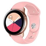 Samsung Galaxy Watch 46Mm R800 – Watch 3 45Mm R840 22Mm Uyumlu Purelux Soft Silikon Kordon Pembe