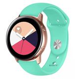 Samsung Galaxy Watch 46Mm R800 – Watch 3 45Mm R840 22Mm Uyumlu Purelux Soft Silikon Kordon Turkuaz