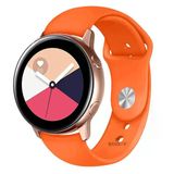 Samsung Galaxy Watch 46Mm R800 – Watch 3 45Mm R840 22Mm Uyumlu Purelux Soft Silikon Kordon Turuncu