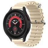 Samsung Galaxy Watch 46Mm R800 – Watch 3 45Mm R840 22Mm Uyumlu Seaflex Ocean Silikon Kordon Starlight Starlight