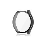 Samsung Galaxy Watch 5 40 mm ile Uyumlu Kasa ve Ekran Koruyucu 360 Koruma Kapak Siyah