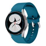 Samsung Galaxy Watch 6 40 43 44 47Mm Uyumlu Orjinal Tasarım Kavisli Purelux Silikon Kordon Petrol Mavisi