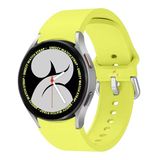Samsung Galaxy Watch 6 40 43 44 47Mm Uyumlu Orjinal Tasarım Kavisli Purelux Silikon Kordon Sarı