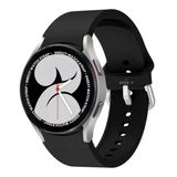 Samsung Galaxy Watch 6 40 43 44 47Mm Uyumlu Orjinal Tasarım Kavisli Purelux Silikon Kordon Siyah