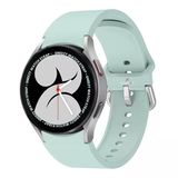 Samsung Galaxy Watch 6 40 43 44 47Mm Uyumlu Orjinal Tasarım Kavisli Purelux Silikon Kordon Su Yeşili