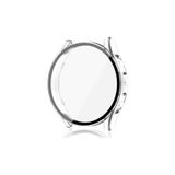 Samsung Galaxy Watch 6 40 mm ile Uyumlu Kasa ve Ekran Koruyucu 360 Koruma Kapak Şeffaf