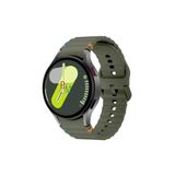 Samsung Galaxy Watch 6 40 mm İle Uyumlu Kavisli Spor Silikon Kordon Haki