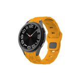Samsung Galaxy Watch 6 40Mm Heptekiletişim Krd-116 20Mm Desenli Spor Tasarımlı Silikon Kordon--Gri