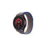Samsung Galaxy Watch 6 44 mm ile Uyumlu Kordon 20 mm Trail Loop Kayış Mavi Gri