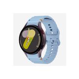 Samsung Galaxy Watch 6 47 mm İle Uyumlu Kavisli Spor Silikon Kordon Mavi