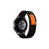 Samsung Galaxy Watch 6 Classic 47 mm ile Uyumlu Kordon 20 mm Trail Loop Kayış Siyah