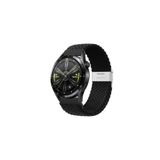 Samsung Galaxy Watch 6 Seri 40-43-44-47 mm 20mm Metal Klipsli Flexıble Kordon Siyah