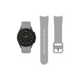 Samsung Galaxy Watch 7 44 mm Kayış Orijinal Kavis Tasarımlı Silikon Kordon Gri