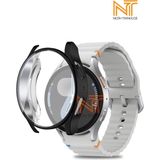 Samsung Galaxy Watch 7 44MM Uyumlu Darbe Önleyici Sert Pc Kasa ve Ekran Koruyucu - Siyah