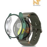 Samsung Galaxy Watch 7 44MM Uyumlu Darbe Önleyici Sert Pc Kasa ve Ekran Koruyucu - Yeşil