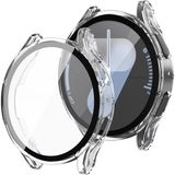 Samsung Galaxy Watch 7 44MM Uyumlu Sert Pc Kasa ve Ekran Koruyucu Kılıf - Şeffaf