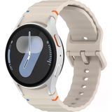 Samsung Galaxy Watch 7/6/5/4/Fe Serisi (40Mm/44Mm), Watch 6/4 Classic (47Mm/43Mm/42Mm) Ve Samsung Watch 5 Pro (45Mm) İçin Yumuşak Ve Konforlu Wave 20Mm Silikon Kordon