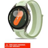 Samsung Galaxy Watch 7fe/7/6/6 Classic/5 Pro/5/4/4 Classic 40 42 43 44 45 46 47MM Uyumlu Kordon 20MM - Açık Yeşil
