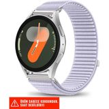 Samsung Galaxy Watch 7fe/7/6/6 Classic/5 Pro/5/4/4 Classic 40 42 43 44 45 46 47MM Uyumlu Kordon 20MM - Lila - Samsung Galaxy Watch 7 Fe/7/6/6 Classic/5 Pro/5/4/4 Classic 40 42 43 44 45 46 47mm