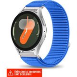 Samsung Galaxy Watch 7fe/7/6/6 Classic/5 Pro/5/4/4 Classic 40 42 43 44 45 46 47MM Uyumlu Kordon 20MM - Mavi - Samsung Galaxy Watch 7 Fe/7/6/6 Classic/5 Pro/5/4/4 Classic 40 42 43 44 45 46 47mm