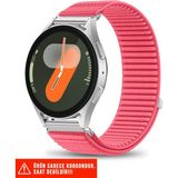 Samsung Galaxy Watch 7fe/7/6/6 Classic/5 Pro/5/4/4 Classic 40 42 43 44 45 46 47MM Uyumlu Kordon 20MM - Pembe - Samsung Galaxy Watch 7 Fe/7/6/6 Classic/5 Pro/5/4/4 Classic 40 42 43 44 45 46 47mm