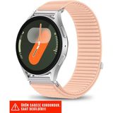 Samsung Galaxy Watch 7fe/7/6/6 Classic/5 Pro/5/4/4 Classic 40 42 43 44 45 46 47MM Uyumlu Kordon 20MM - Pudra - Samsung Galaxy Watch 7 Fe/7/6/6 Classic/5 Pro/5/4/4 Classic 40 42 43 44 45 46 47mm