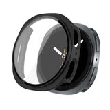 Samsung Galaxy Watch 8 40Mm Uyumlu Kılıf Sert Pc Kasa Ve Ekran Koruyucu Kılıf Siyah