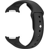 Samsung Galaxy Watch 8 40MM - Watch 8 44MM – Watch 8 Classic 46MM Uyumlu 3’lü Silikon Kordon Seti - Siyah - Glx Watch 8 40/44m - Classic 46mm