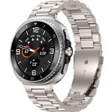 Samsung Galaxy Watch 8 44MM 40MM / Galaxy Watch 8 Classic 46MM ile Uyumlu Paslanmaz Çelik Kordon - Starlight
