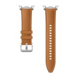Samsung Galaxy Watch 8 Hibrit Deri S/M/L Saat Kordonu Camel