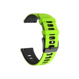 Samsung Galaxy Watch Active-Active 2 40 mm-44mm-Watch 3 41 mm Uyumlu 20 mm Sportive Kordon Siyah-Yeşil