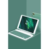 Samsung Galaxy X910 Tab S9 Ultra 14.6 Kılıf KC01 Smart Klavyeli Tablet Kılıfı - Koyu Yeşil - Renkli